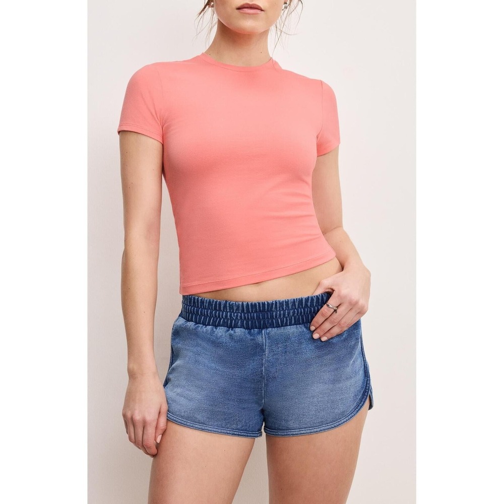 Good American NWT Super Stretch Baby Tee - Size 3XL -‎ MSRP $59